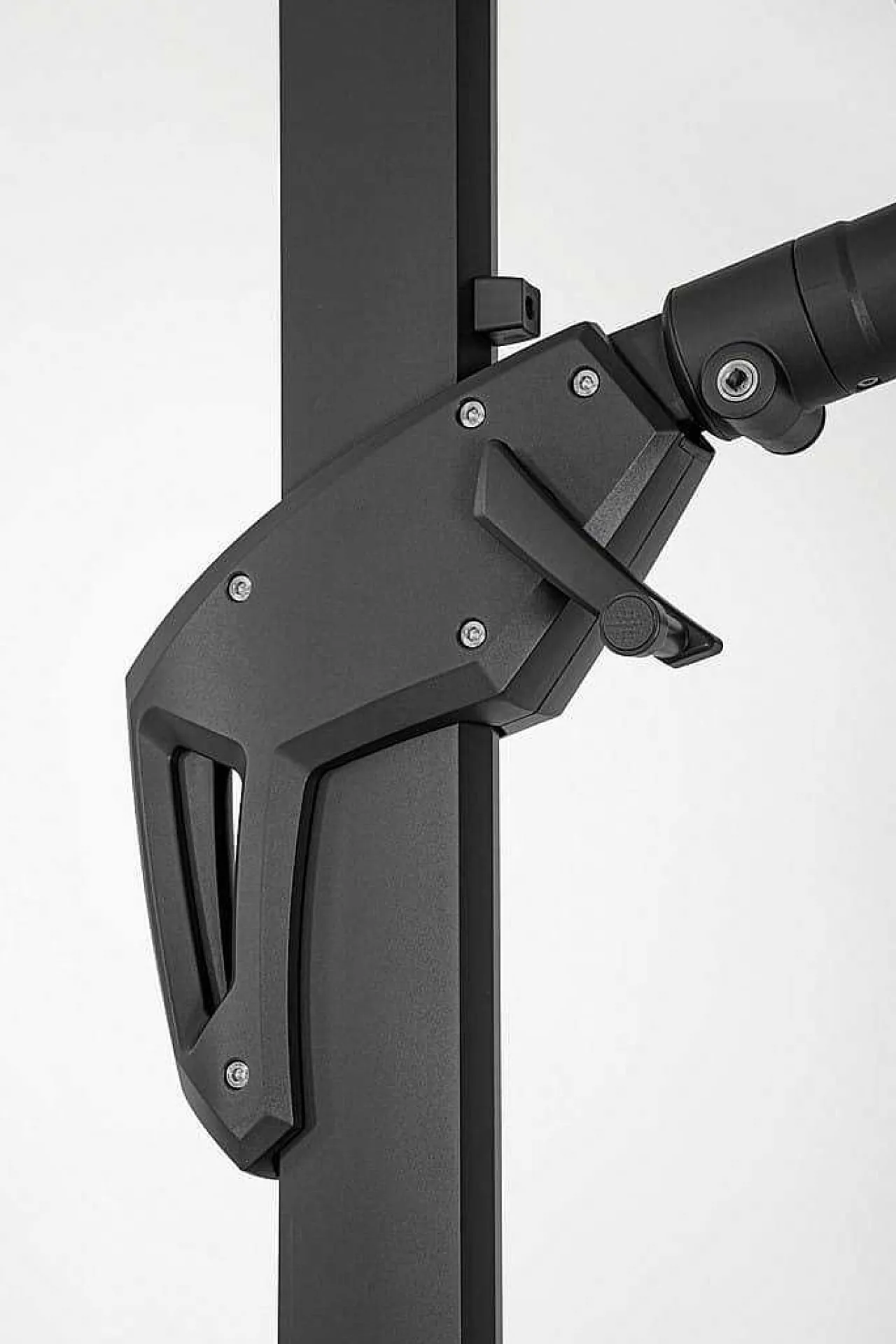 mutoni lifestyle Ampelschirm Aries Anthrazit-Natur 400X400> Freiarmschirme