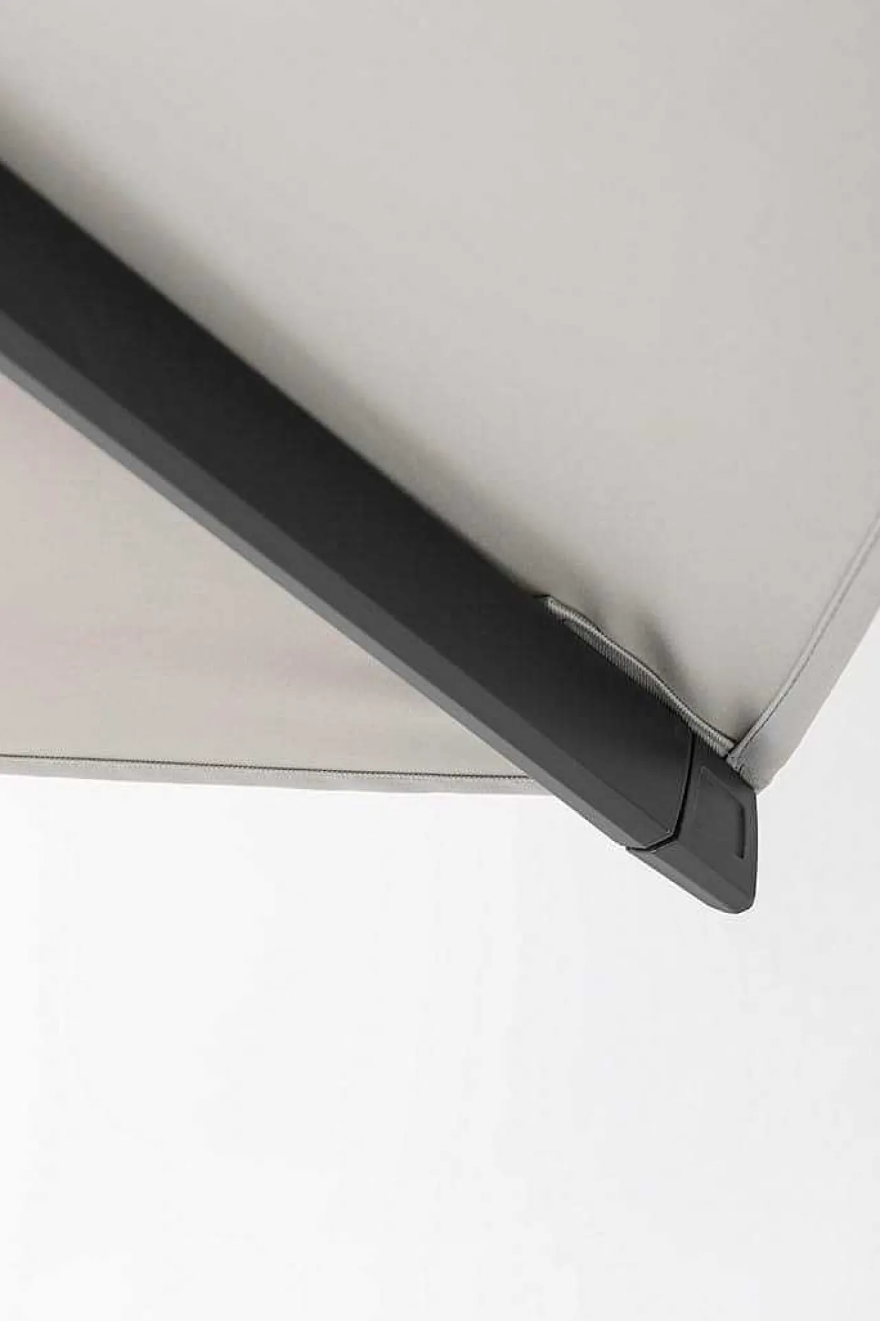 mutoni lifestyle Ampelschirm Aries Anthrazit-Natur 300X300> Freiarmschirme