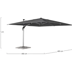mutoni lifestyle Ampelschirm Aries Eloxiert-Grau 400X400><noscript><img width=