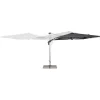 mutoni lifestyle Ampelschirm Aries Grau 400X300> Freiarmschirme