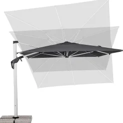 mutoni lifestyle Ampelschirm Aries Grau 400X300><noscript><img width=
