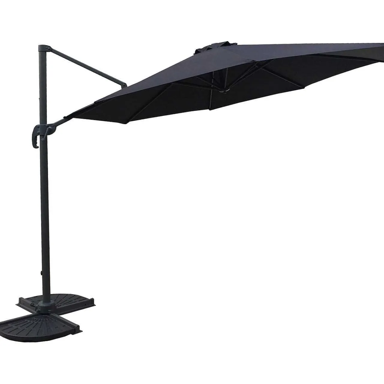 mutoni pleasure Ampelschirm Hespera Anthrazit Achteckig 300X300> Freiarmschirme