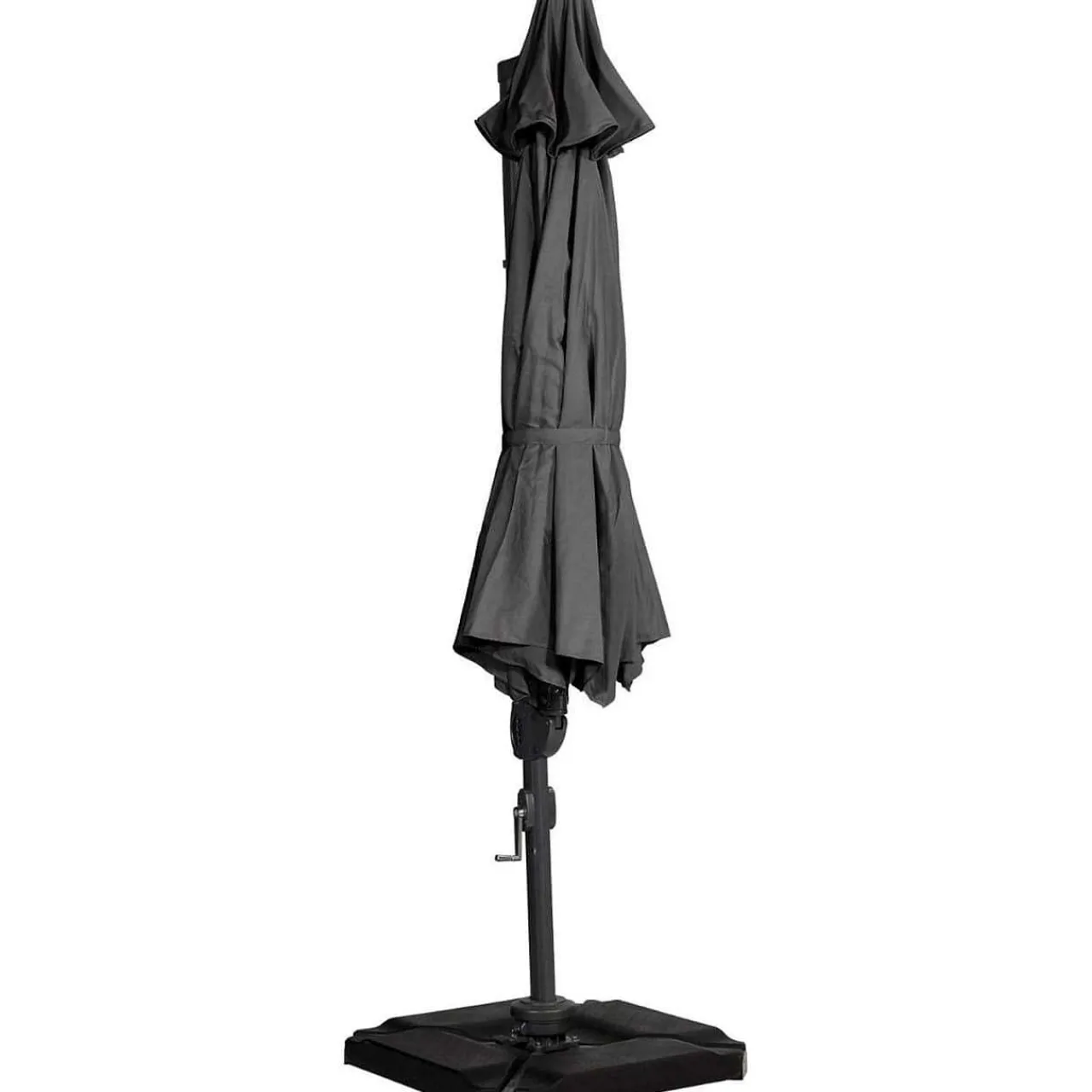 mutoni living Ampelschirm Roma Anthrazit 350X350> Freiarmschirme