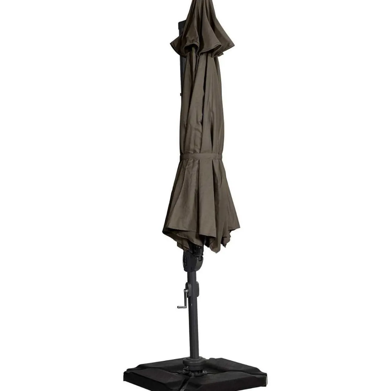 mutoni living Ampelschirm Roma Taupe 350X350> Freiarmschirme