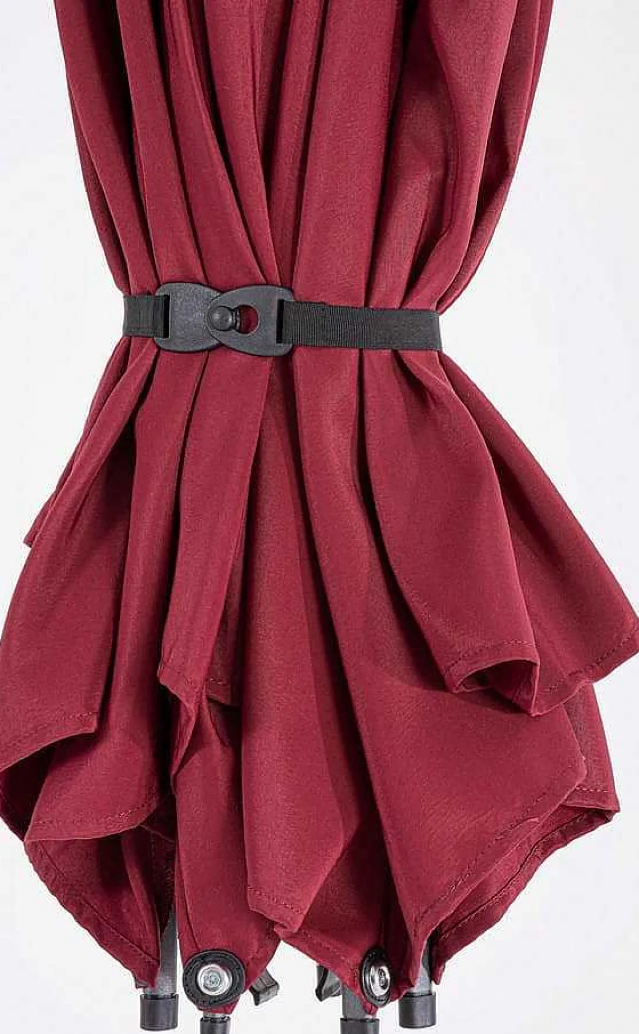 mutoni lifestyle Ampelschirm Tropea Anthrazit-Burgundy 300> Freiarmschirme