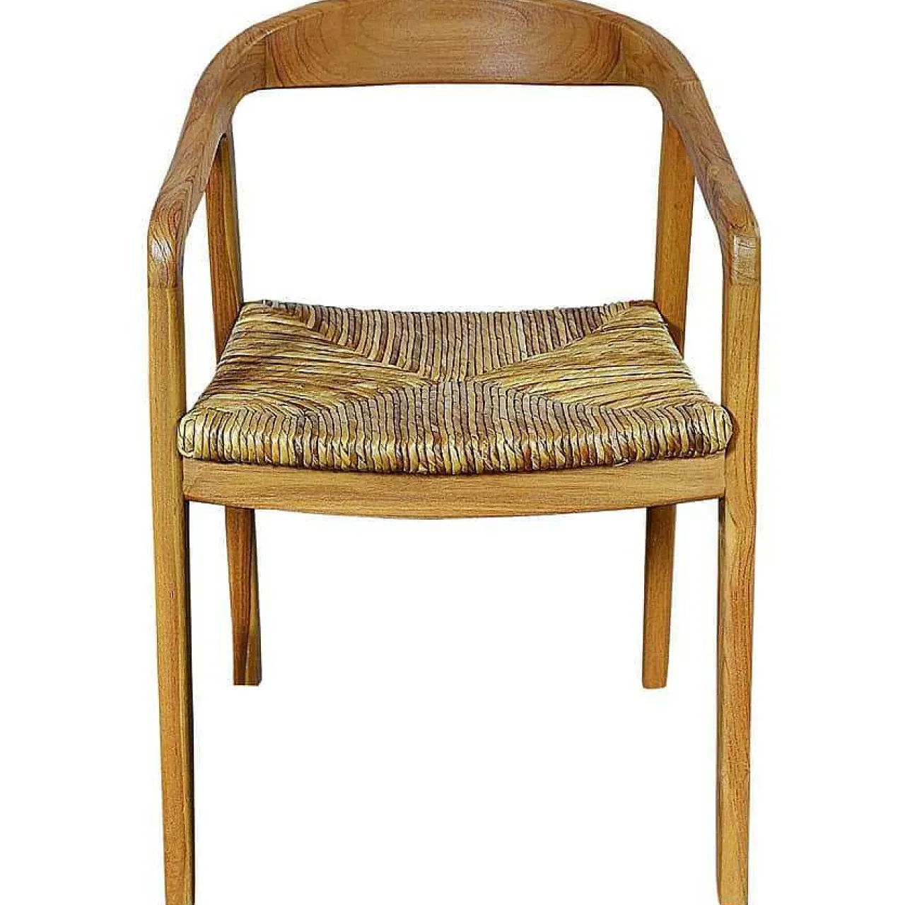 mutoni sweet home Armlehnstuhl Rattan Teak> Holzstühle