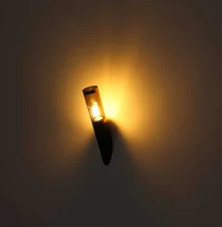 mutoni light Aussenleuchte Boston Edelstahl Schwarz 1Xe27 Schwarz 8X41> Wandleuchten Aussen