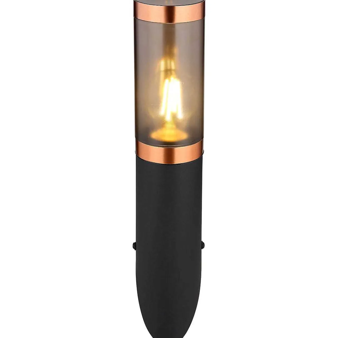 mutoni light Aussenleuchte Boston Edelstahl Schwarz 1Xe27 Schwarz 8X41> Wandleuchten Aussen
