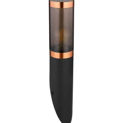 mutoni light Aussenleuchte Boston Edelstahl Schwarz 1Xe27 Schwarz 8X41><noscript><img width=