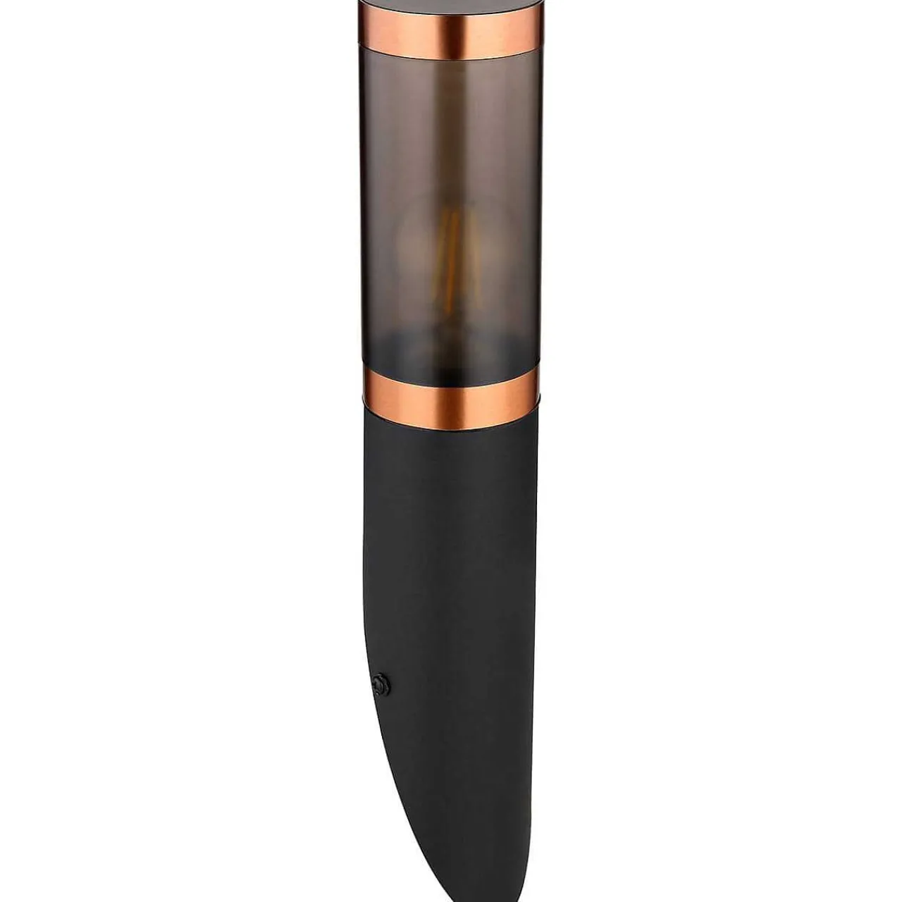 mutoni light Aussenleuchte Boston Edelstahl Schwarz 1Xe27 Schwarz 8X41> Wandleuchten Aussen