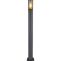 mutoni light Aussenleuchte Boston Edelstahl Anthrazit 1Xe27 13X13X110> Stehleuchten Aussen