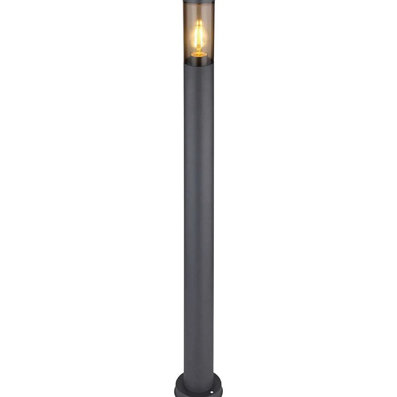 mutoni light Aussenleuchte Boston Edelstahl Anthrazit 1Xe27 13X13X110> Stehleuchten Aussen