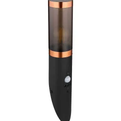 mutoni light Aussenleuchte Boston Edelstahl Schwarz 1Xe27 Rauch 8X41><noscript><img width=
