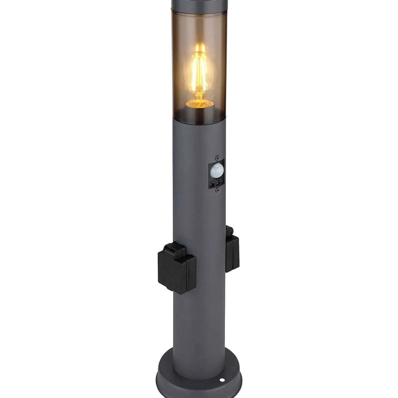 mutoni light Aussenleuchte Boston Edelstahl Anthrazit 13X13X60> Bodenleuchten Aussen