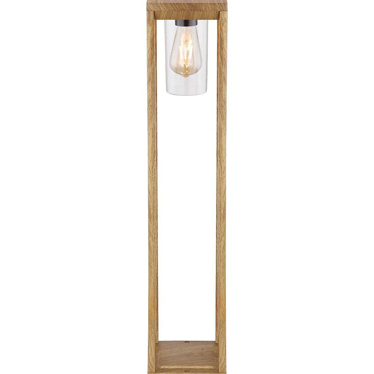 mutoni light Aussenleuchte Candela Aluminium Druckguss Holzoptik 1Xe27 Led> Led-Aussenleuchten