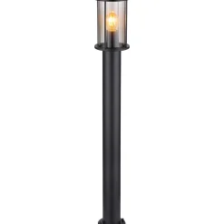 mutoni light Aussenleuchte Gracey Edelstahl Schwarz Matt 1Xe27 100> Stehleuchten Aussen