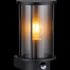 mutoni light Aussenleuchte Gracey Edelstahl Glas Schwarz Matt 1Xe27><noscript><img width=