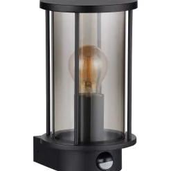 mutoni light Aussenleuchte Gracey Edelstahl Glas Schwarz Matt 1Xe27><noscript><img width=