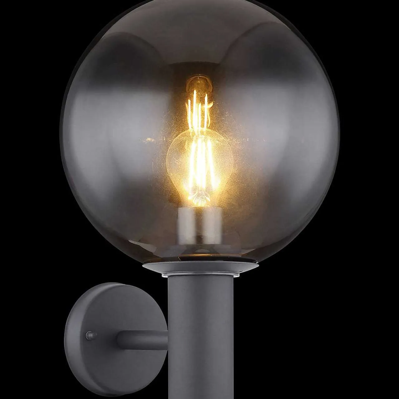mutoni light Aussenleuchte Hedwig Edelstahl 1Xe27 Led> Led-Aussenleuchten