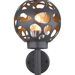 mutoni light Aussenleuchte Hilario Edelstahl Anthrazit 1Xe27 Led> Led-Aussenleuchten