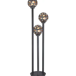 mutoni light Aussenleuchte Hilario Edelstahl Anthrazit 3Xe27 Led> Led-Aussenleuchten