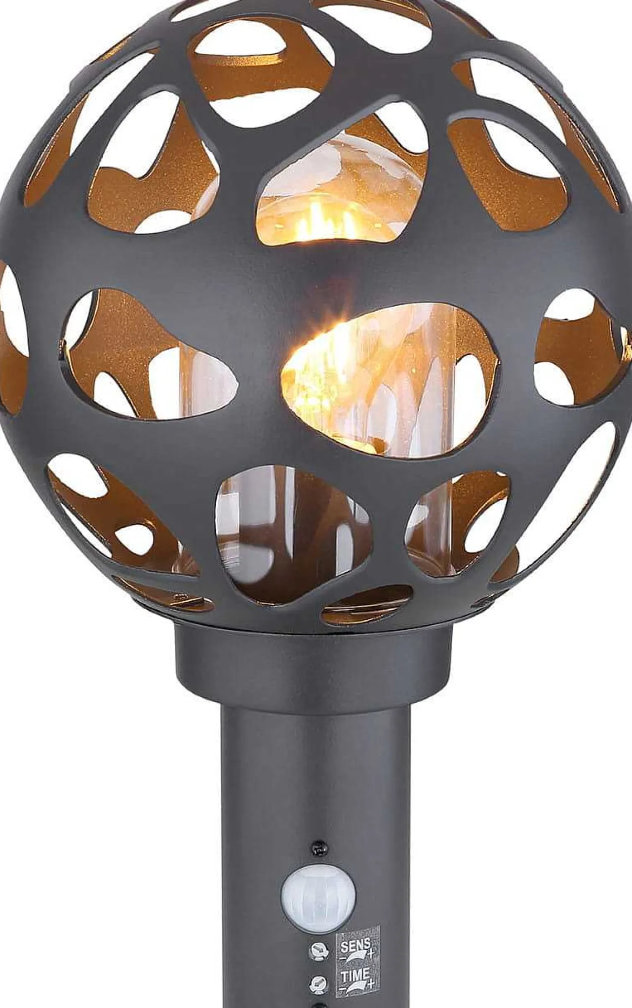 mutoni light Aussenleuchte Hilario Edelstahl Anthrazit 1Xe27 Led> Led-Aussenleuchten