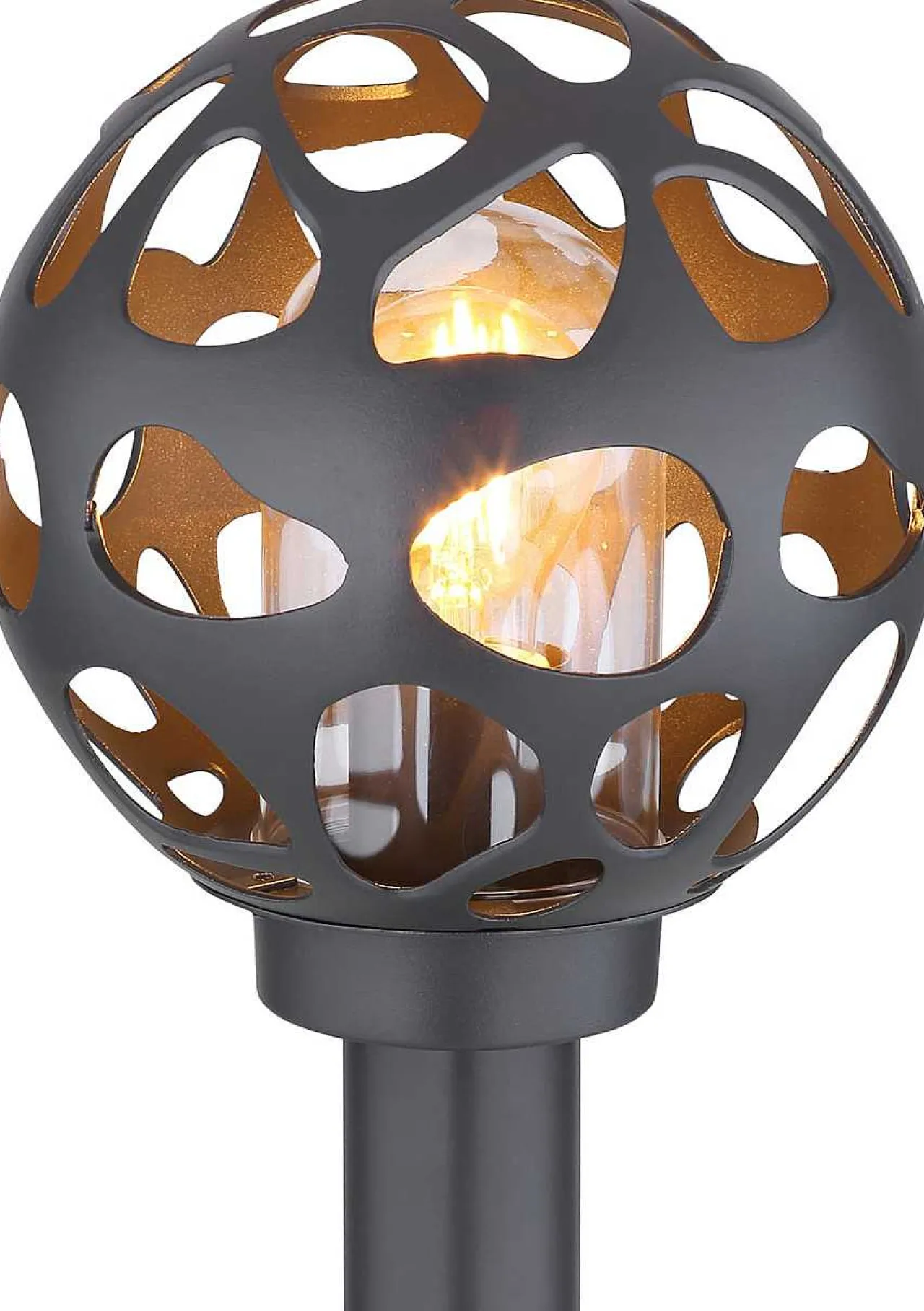 mutoni light Aussenleuchte Hilario Edelstahl Anthrazit 1Xe27 Led> Led-Aussenleuchten