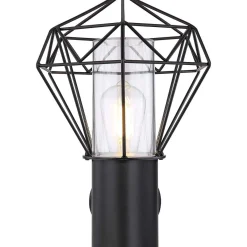 mutoni light Aussenleuchte Horace Edelstahl Schwarz 1Xe27 Led> Led-Aussenleuchten
