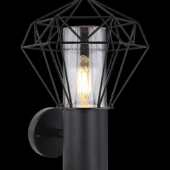 mutoni light Aussenleuchte Horace Edelstahl Schwarz 1Xe27 Led><noscript><img width=