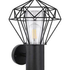 mutoni light Aussenleuchte Horace Edelstahl Schwarz 1Xe27 Led><noscript><img width=