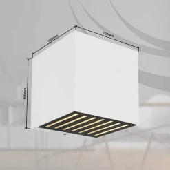 mutoni light Aussenleuchte Illi Aluminium Weiss Matt Led 10><noscript><img width=