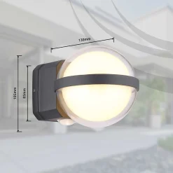 mutoni light Aussenleuchte Illi Aluminium Anthrazit Led><noscript><img width=