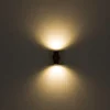 mutoni light Aussenleuchte Jaicy Edelstahl Holzoptik 2Xgu10> Wandleuchten Aussen