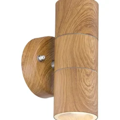 mutoni light Aussenleuchte Jaicy Edelstahl Holzoptik 2Xgu10><noscript><img width=