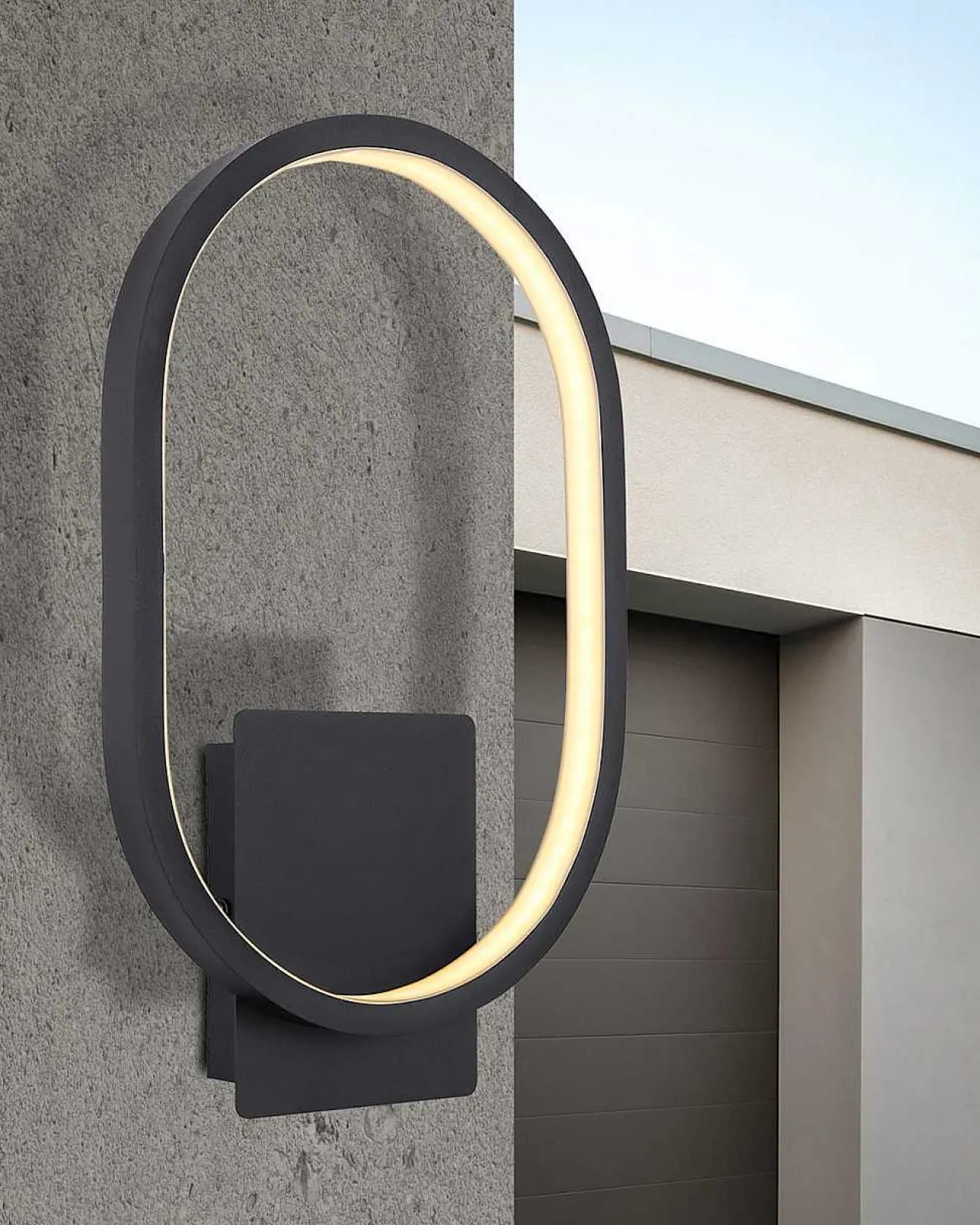 mutoni light Aussenleuchte Naggy Metall Schwarz Matt Led> Led-Aussenleuchten