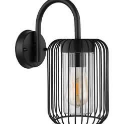 mutoni light Aussenleuchte Nina Edelstahl Schwarz Matt 1Xe27><noscript><img width=