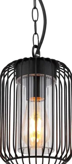 mutoni light Aussenleuchte Nina Edelstahl Schwarz Matt 1Xe27> Wandleuchten Aussen