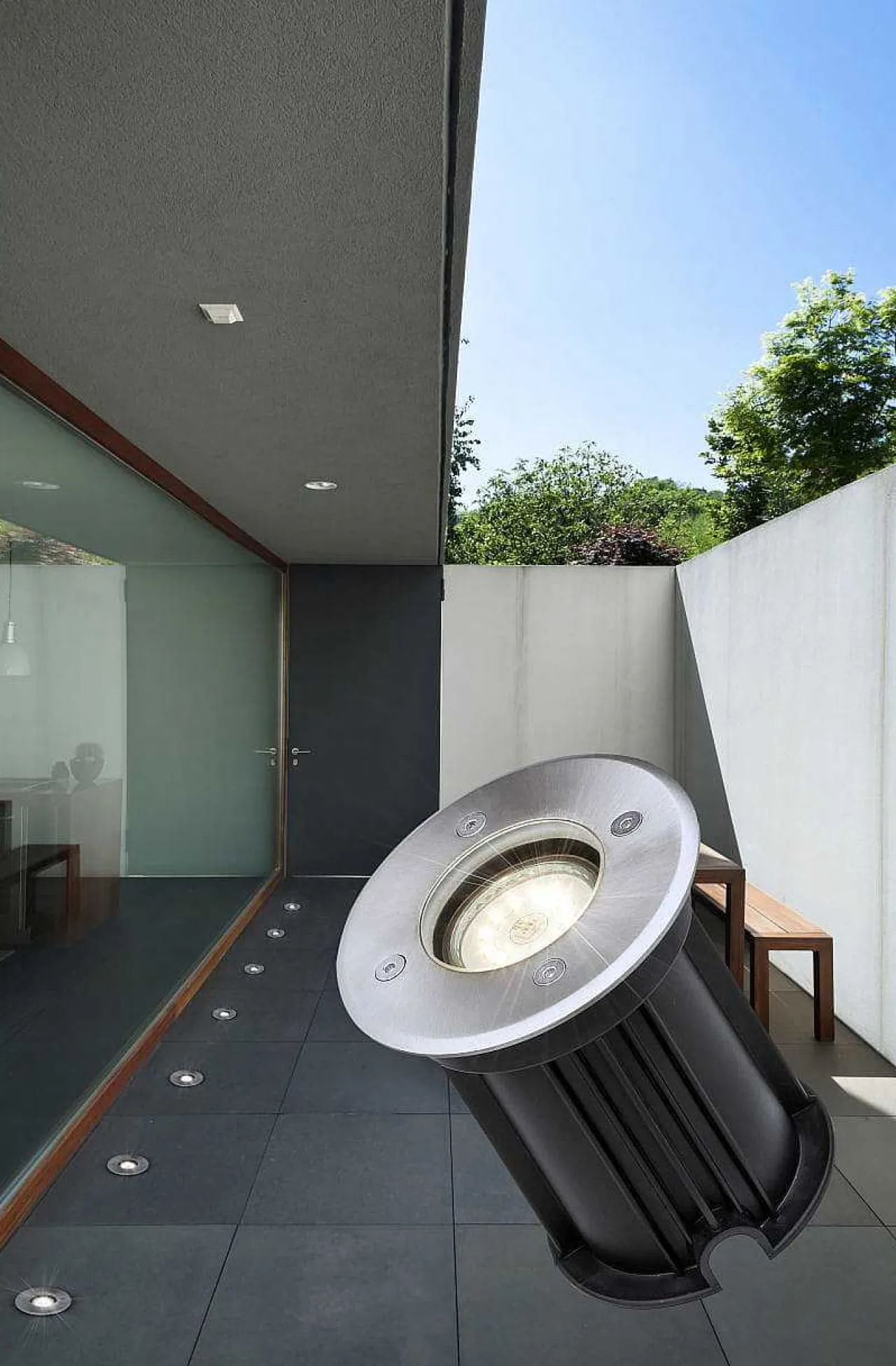mutoni light Aussenleuchte Style Ii Klar> Bodenleuchten Aussen