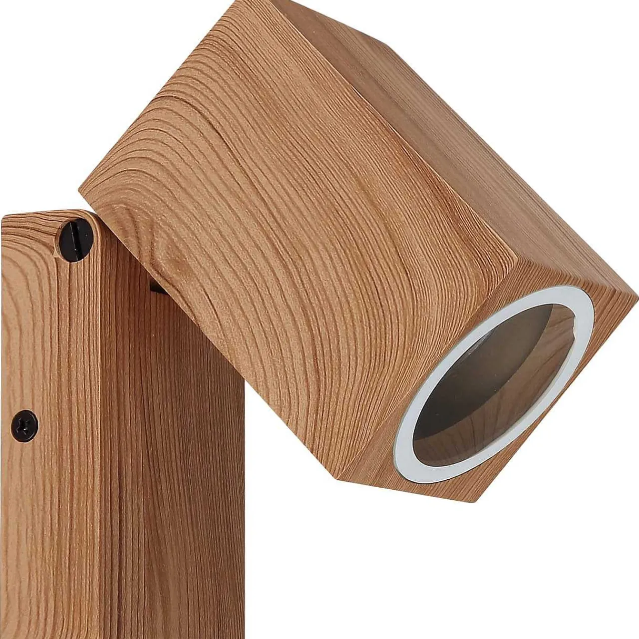 mutoni light Aussenleuchte Veronika Aluminium Holzoptik 1Xgu10 165> Wandleuchten Aussen