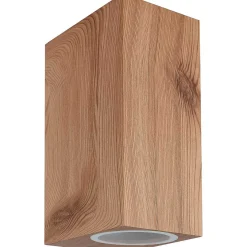 mutoni light Aussenleuchte Veronika Aluminium Holzoptik 2Xgu10> Wandleuchten Aussen