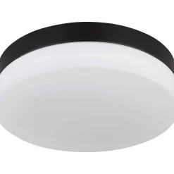 mutoni light Aussenleuchte Vranos Aluminium Schwarz Matt 2Xe27> Deckenleuchten Aussen