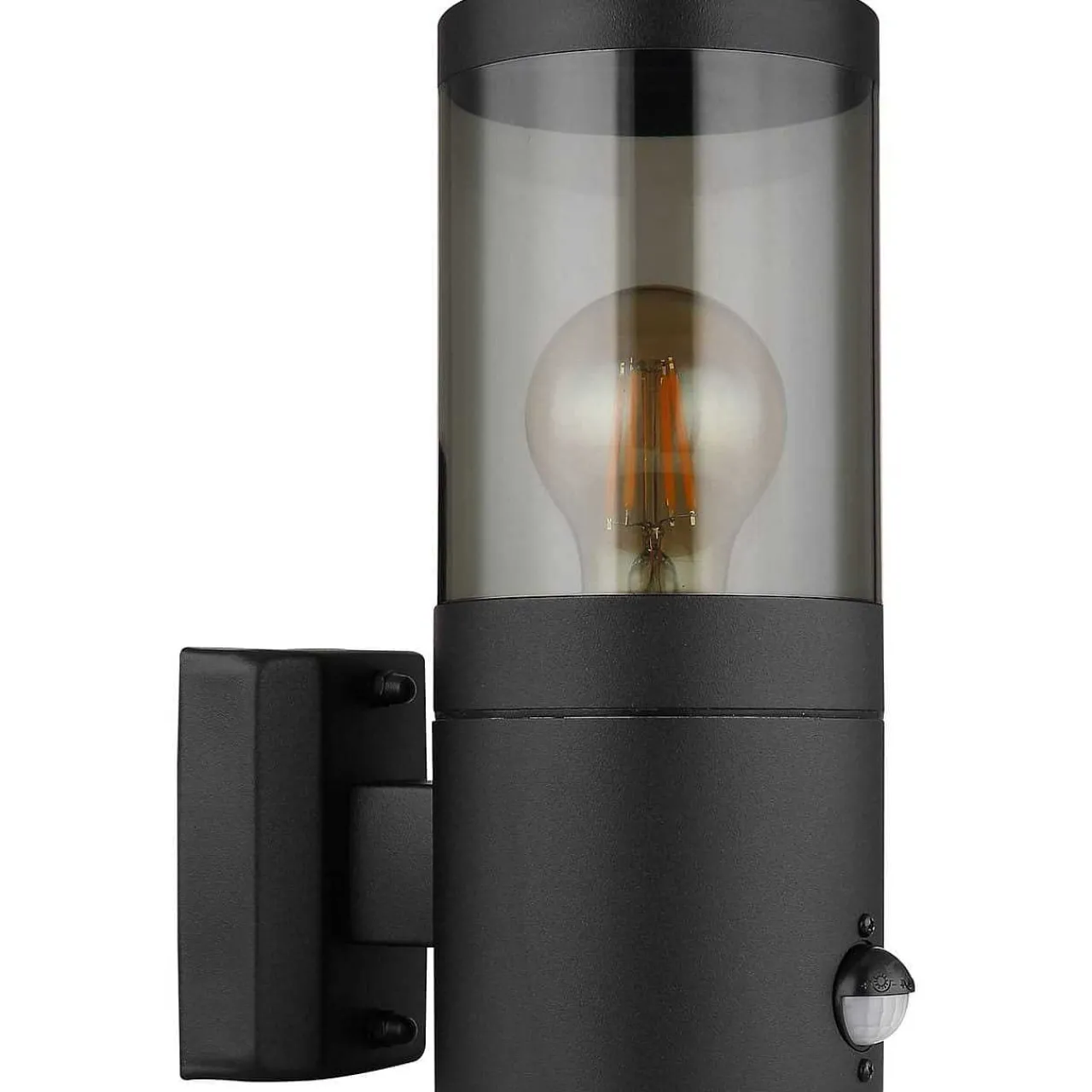 mutoni light Aussenleuchte Xeloo Edelstahl Schwarz 1Xe27> Wandleuchten Aussen