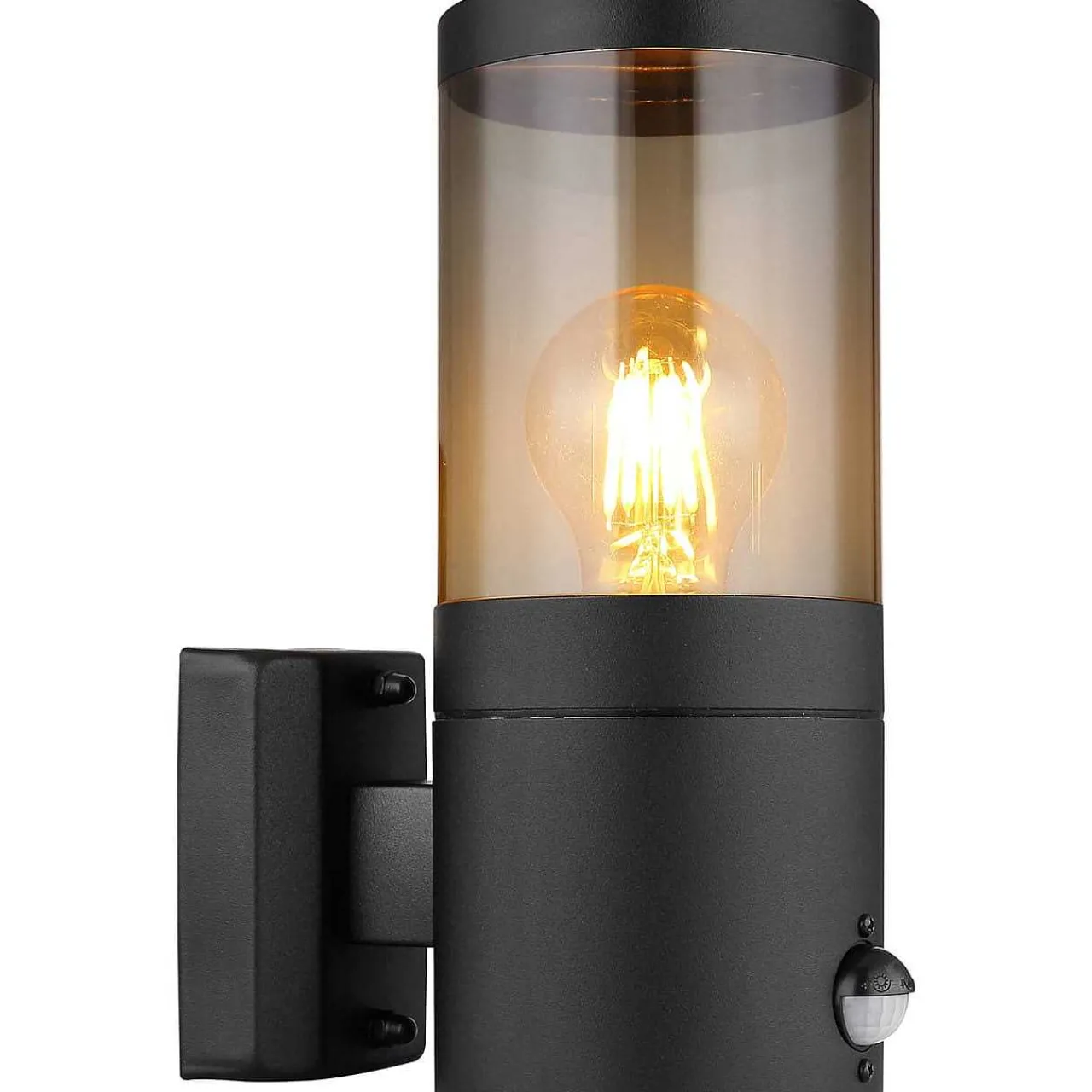 mutoni light Aussenleuchte Xeloo Edelstahl Schwarz 1Xe27> Wandleuchten Aussen