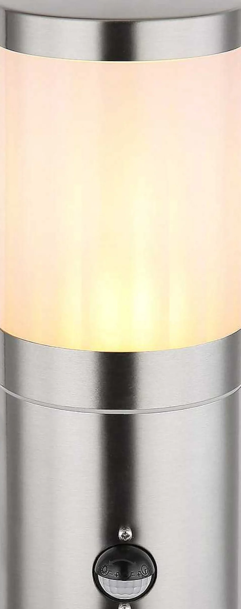 mutoni light Aussenleuchte Xeloo Edelstahl Silber 1Xe27> Stehleuchten Aussen