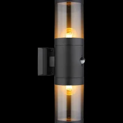 mutoni light Aussenleuchte Xeloo Edelstahl Schwarz Matt 2Xe27><noscript><img width=
