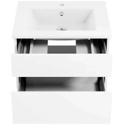 KISS Badezimmerset Mit Flachenspiegel Polarweiss 60><noscript><img width=