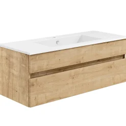 KISS Badezimmerset Mit Spiegelschrank Eiche Natur 120><noscript><img width=