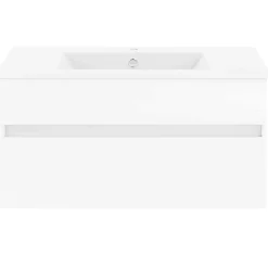 KISS Badezimmerset Mit Spiegelschrank Polarweiss 90><noscript><img width=