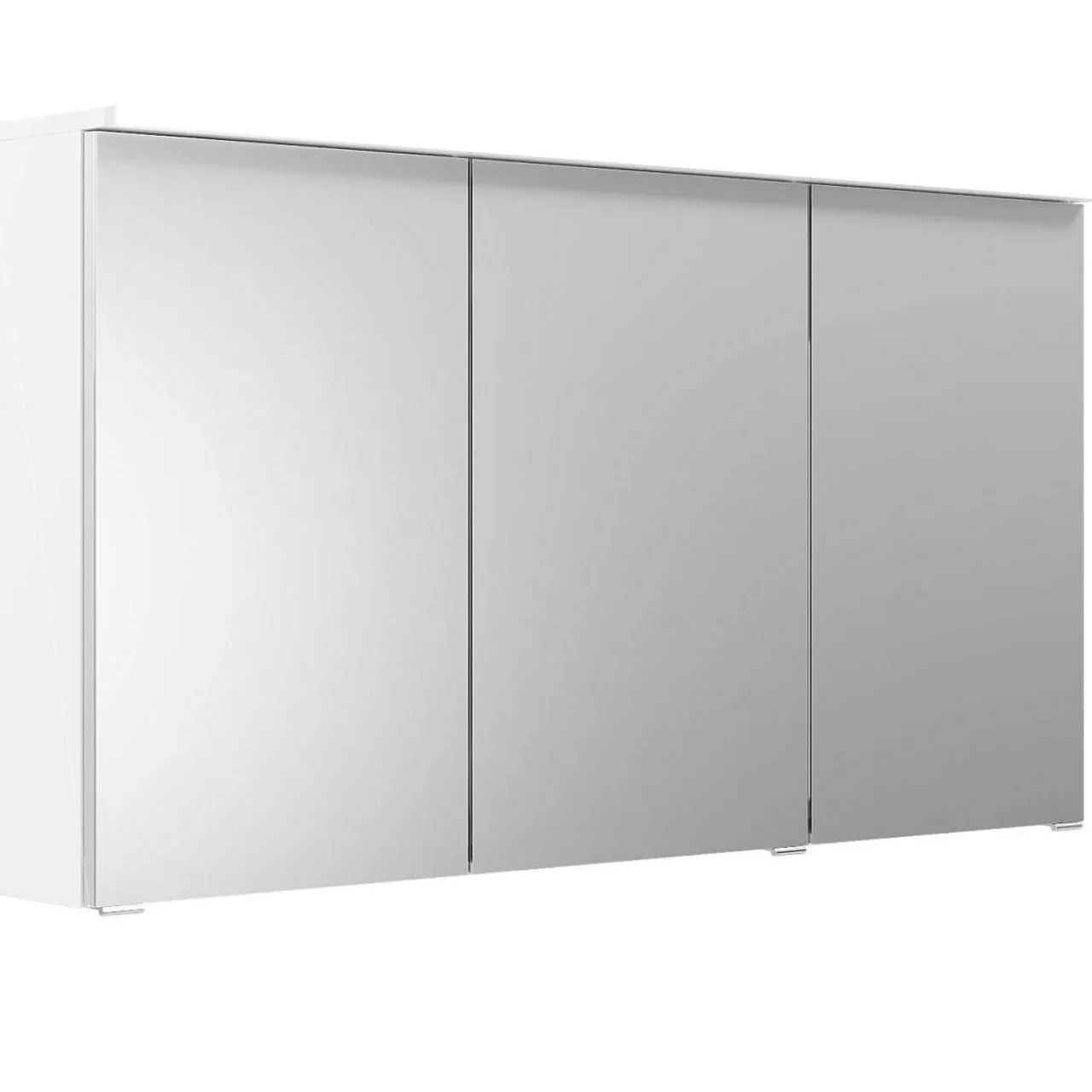 KISS Badezimmerset Mit Spiegelschrank Polarweiss Doppel 120> Badezimmermöbel-Sets