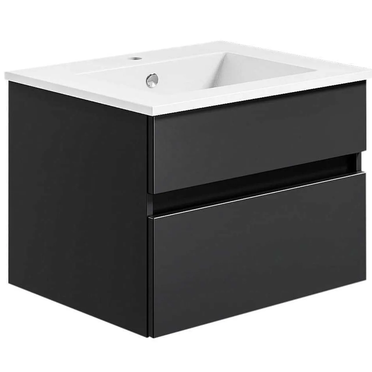 KISS Badezimmerset Mit Spiegelschrank Cosmos Grey 60> Badezimmermöbel-Sets